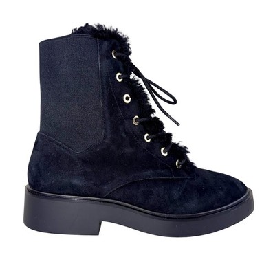 STUART WEITZMAN  MARGUERITA  BOOTS IN BLACK SUEDE NEW Size 7.5