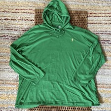 Polo Ralph Lauren Forest Green Pullover Hoodie Hoody Men's Size 2XB 2XL Big
