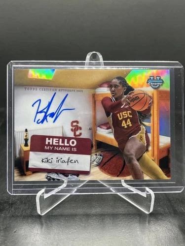 2024-25 Bowman U Chrome Kiki Iriafen Campus Dorms On Card Auto #CDS-KI
