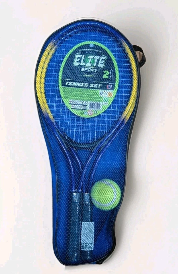 Elite Sport Tennisschläger Set mit Ball & Tragetasche