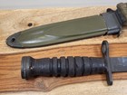 WW II? IMPERIAL USM4 COMBAT/FIGHTING KNIFE/BAYONET W/USM8A1 SHEATH- NICE/L@@K — photo 5