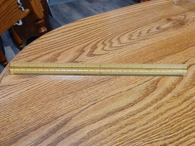 Vintage U. S. ST D Architect Drafting Triangular Ruler 12'' Wood - FAST SHIPPING!