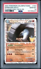 2021 Pokemon Celebrations Heartgold Soulsilver #107 Donphan Holo PSA 10 GEM MINT