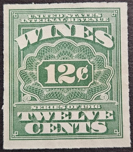 US Stamp Collection - Revenue - Cordial & Wine - Scott # RE66 - MNG