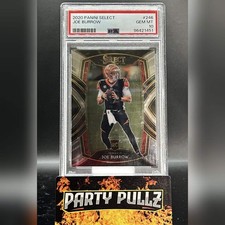 2020 Panini Select #246 Joe Burrow RC Rookie Card PSA 10. rookie card picture