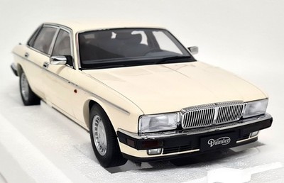 1/18 Jaguar XJ6 Daimler XJ40 Glacier White Almost Real Diecast Model Car