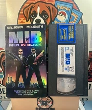 Men In Black (VHS 1997) MIB Will Smith Vintage Blockbuster Video Rental RARE