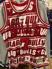 TONI KUKOC  CHICAGO BULLS TEAM WRAP JERSEY MENS  Mitchell & Ness NBA MULTI-COLOR