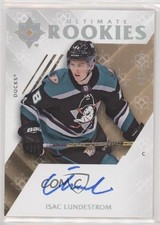 2018-19 Ultimate Collection Rookies Tier 1 Autographs Isac Lundestrom Auto 0f5t