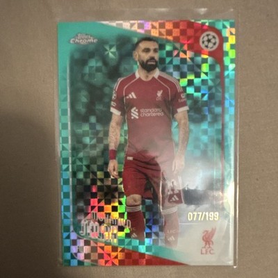 2025-2026 Topps Chrome UCC Mohamed Salah Liverpool FC 77 /199