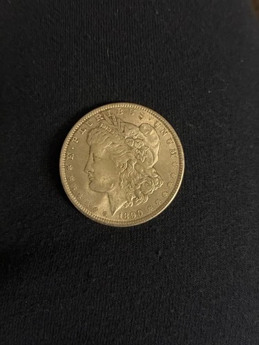 1890 Morgan Silver Dollar $1 Business Strike Coin Circulated Uncertified