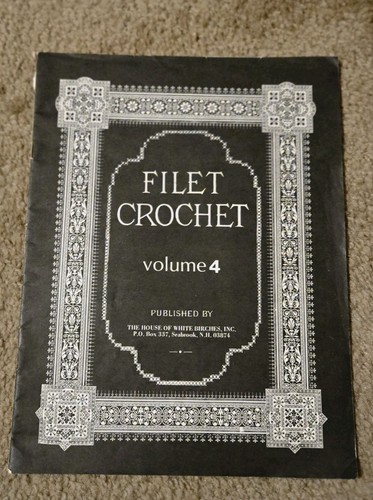 Lot of 6 Vintage Filet Crochet House of White Birches & Dover Needlework Books - Picture 5 of 15