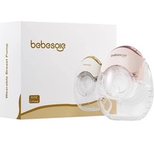 Hands Free Wearable Breast Pump BPA Free Quiet 3 Modes 12 Levels-NEW -Pink