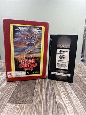 RETURN OF THE LIVING DEAD PART 2 II (VHS 1987) Horror CULT Classic RARE LORIMAR