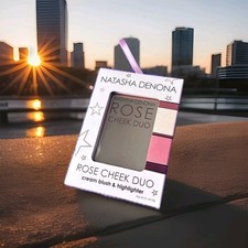 Natasha Denona Rose Cheek Duo Cream Blush  Highlighter NEW Holiday Set