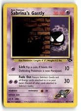 Sabrina's Gastly 96/132 Common Gym Challenge Pokemon Unlimited Heavily Played on eBay