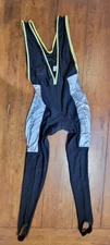 Jolanda Adult 4/L Cycling Bibtights Italy 26" 16" (7.5/10) Thermal Vintage Large
