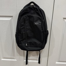 Targus Sport Backpack Laptop Bag Black 18  x12  Zip Closure Pockets in EUC 