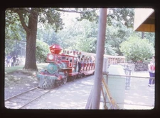 Vintage Film Photo Slide Zoo Line Railroad St Louis Forest Park Missouri