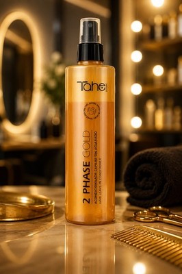 Tahe Botanic Gold Leave In Conditioner 300 ml trockenes Haar Botox Effekt 