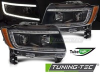 Scheinwerfer Paar Jeep Grand Cherokee Ab 2011 Bis 2013 LED LTI Schwarz - 4153...
