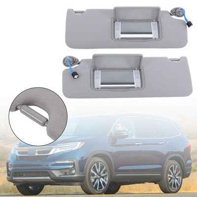 2PCS Gray Sun Visor Left & Right 83280-TG7-A12ZB  Für Honda Pilot 2016-2022