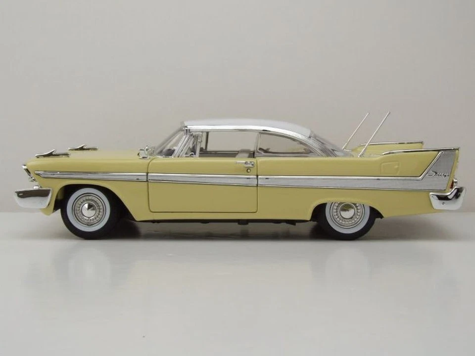 Plymouth Fury 1958 gelb weiß Modellauto 1:18 Motormax - Bild 3 von 4
