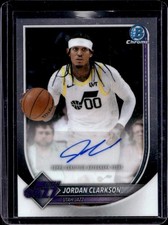 2025-26 Bowman Jordan Clarkson Chrome Auto Autograph #BCA-JC Jazz
