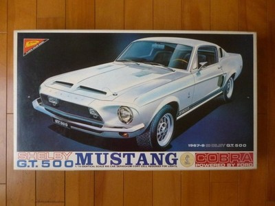 Nichimo 1967 Ford Shelby GT 500 Mustang Cobra 1/16 Model Kit MC-1601 1968