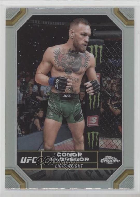 2024 Topps Chrome UFC Refractor Conor McGregor #49 go9