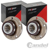 2X Maxgear RADLAGER-SATZ Hinten Passend FÜR VW Caddy Links+Rechts