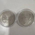 2 Coin Lot Morgan Silver Dollars $1 - 1898 & 1921 (Uncertified)