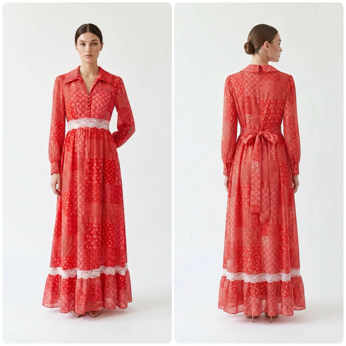 Red Vintage Dresses for Women for sale - eBay
