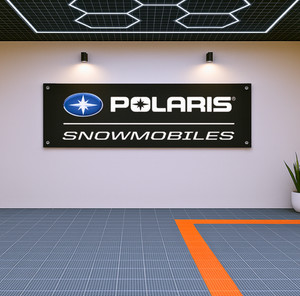 Polaris Logo Printed Feather Flag
