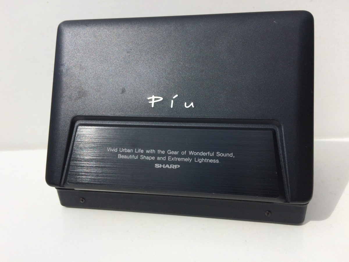 SHARP PiU JC-S100 カセットプレーヤー 日本製 90s ジャンク Sharp JC-S100 Cassette Player Walkman Kassettenspieler carbon