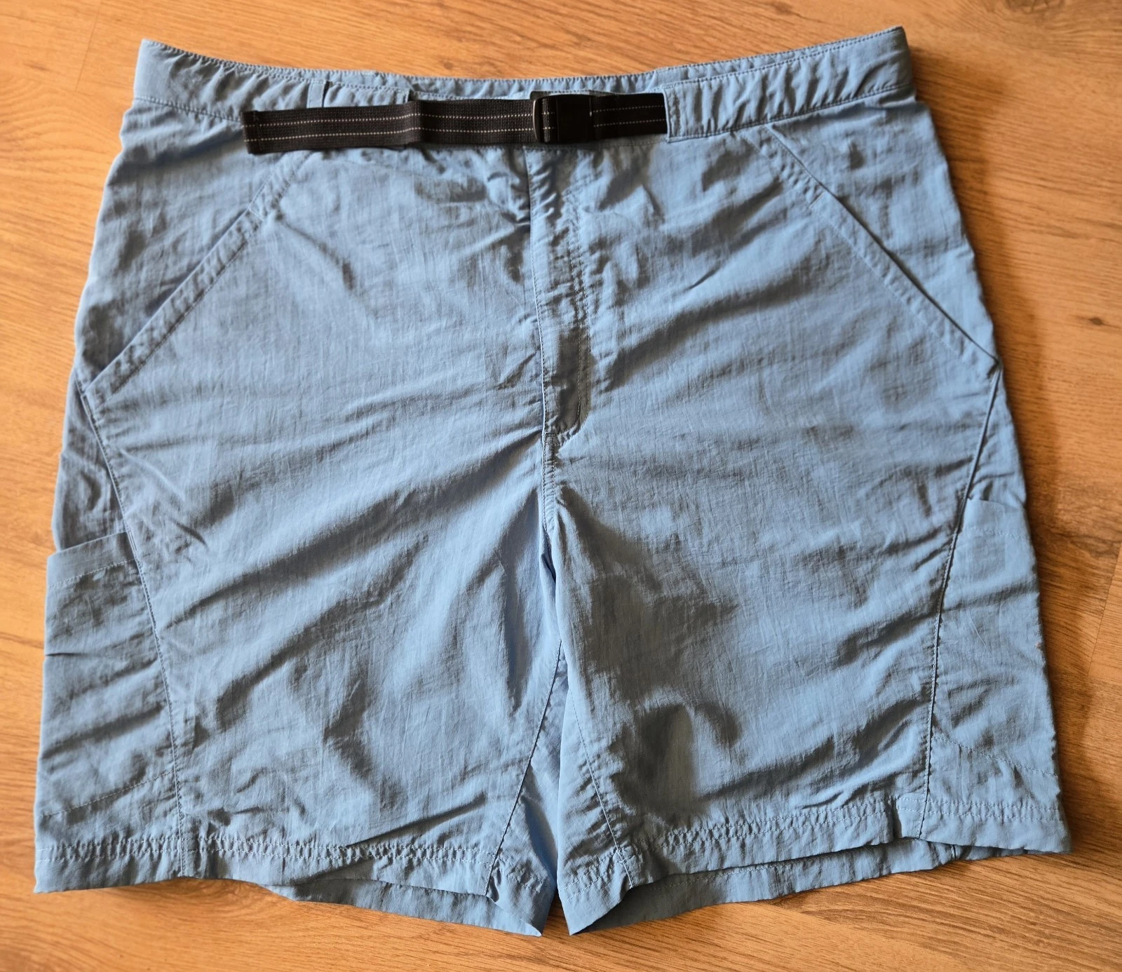 L.L. Bean Hiking Shorts Mens XL Blue Mesh Lined Water Fishing 9" Inseam