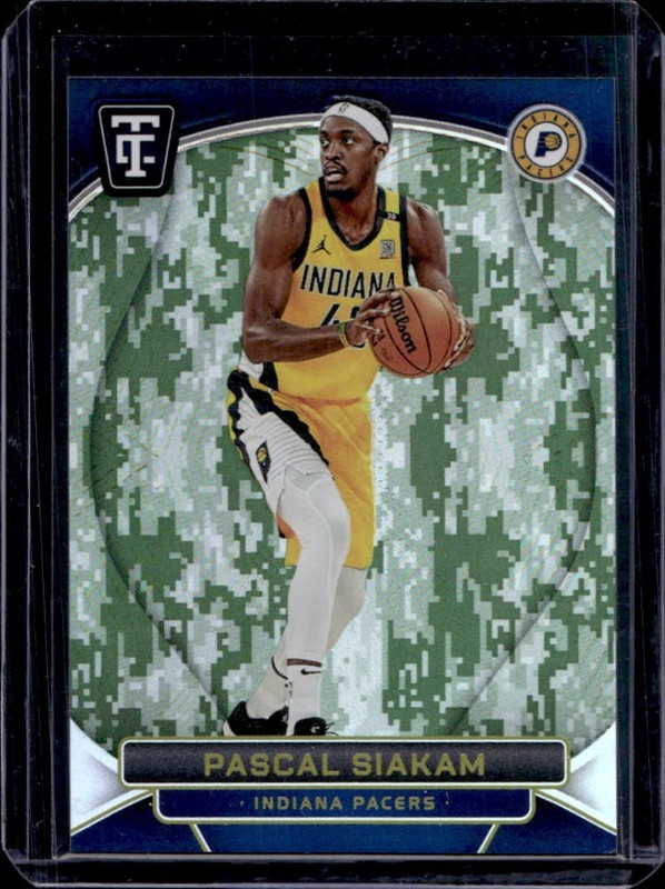 2024-25 Panini Totally Certified Pascal Siakam Camo Platinum Mirror #/25 Pacers