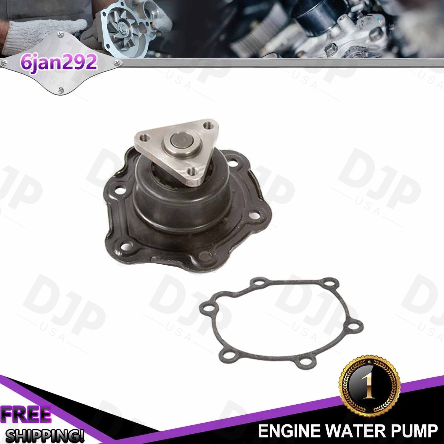 Cooling Water Pump w/Gasket For 91-2002 Saturn SL1 SL2 SC1 SC2 SW1 SW2 L4 1.9L