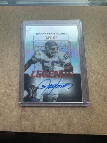 2024 Topps Signature Class Lawrence Taylor Autograph Card Legends Of Their Class