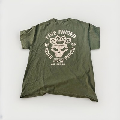 Five Finger Death Punch Men s T Shirt Size Med  No Size Tag