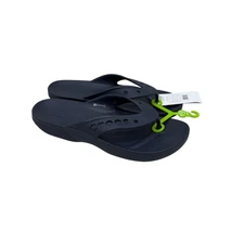 Crocs Baya II Navy Blue Flip Flop Thong Sandals Shoes 208192-410 Mens sz 12 NEW