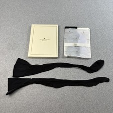 Calze vintage Victoria's Secret donna M nere coscia alta Cantrece USA x2 anni 90