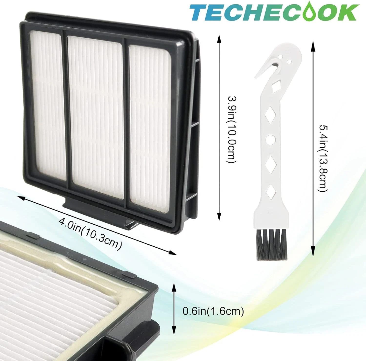 Replacement Filter and Side Brush Kit for Shark Robot Vacuums - Thumbnail 4