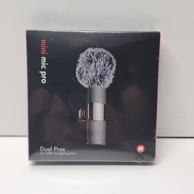 Mini Mic Pro (Latest Model) Wireless Mini Microphone for iPhone iPad Android NEW