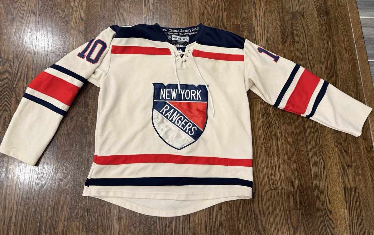 Maillot De Hockey Des New York Rangers, Taille M, Modèle Blackout Avec Gaborik #10