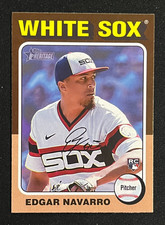2024 Topps Heritage Rookies (RC) Edgar Navarro #362 White Sox