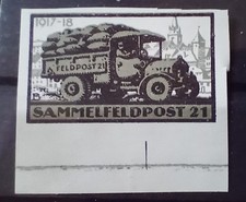 Francobollo soldato Svizzera posta da collezione WW1 non usato  Camion 🚛 Camion RARO