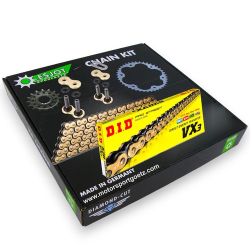 DID Kettensatz X-Ring VX3 für KTM LC4 400 e Enduro 1997-2001 Niet-&Clipschloss - Zdjęcie 1 z 7