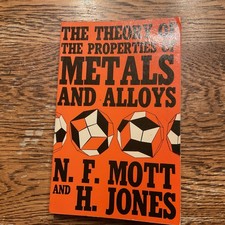 Theory Of The Properties Of Metals & Alloys N...