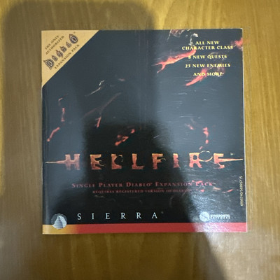 Diablo Hellfire Manual Sierra Pc No Game
